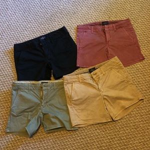 AE khaki shorts, all size 6